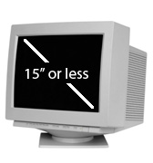 CRT Monitor - 15 in