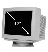 CRT Monitor - 16-17 in